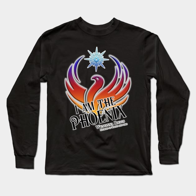 I am the Phoenix (Front and Back Print) Long Sleeve T-Shirt by KimbraSwain